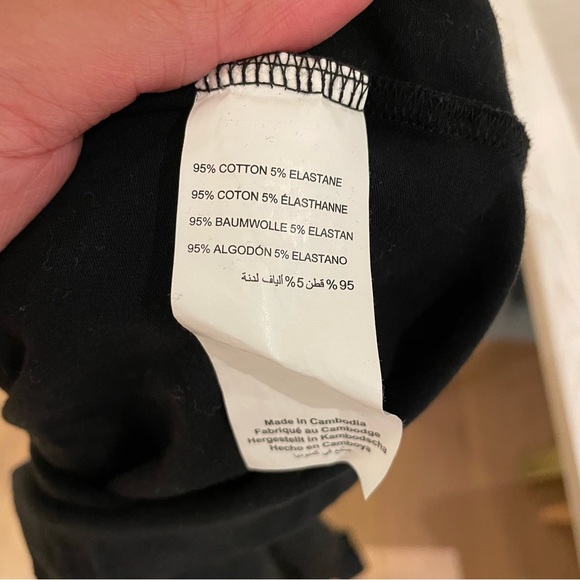 Thyme Maternity cotton bodycon dress - Picture 4 of 4